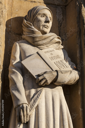 Norwich Cathedral Mother Julian Sculpture