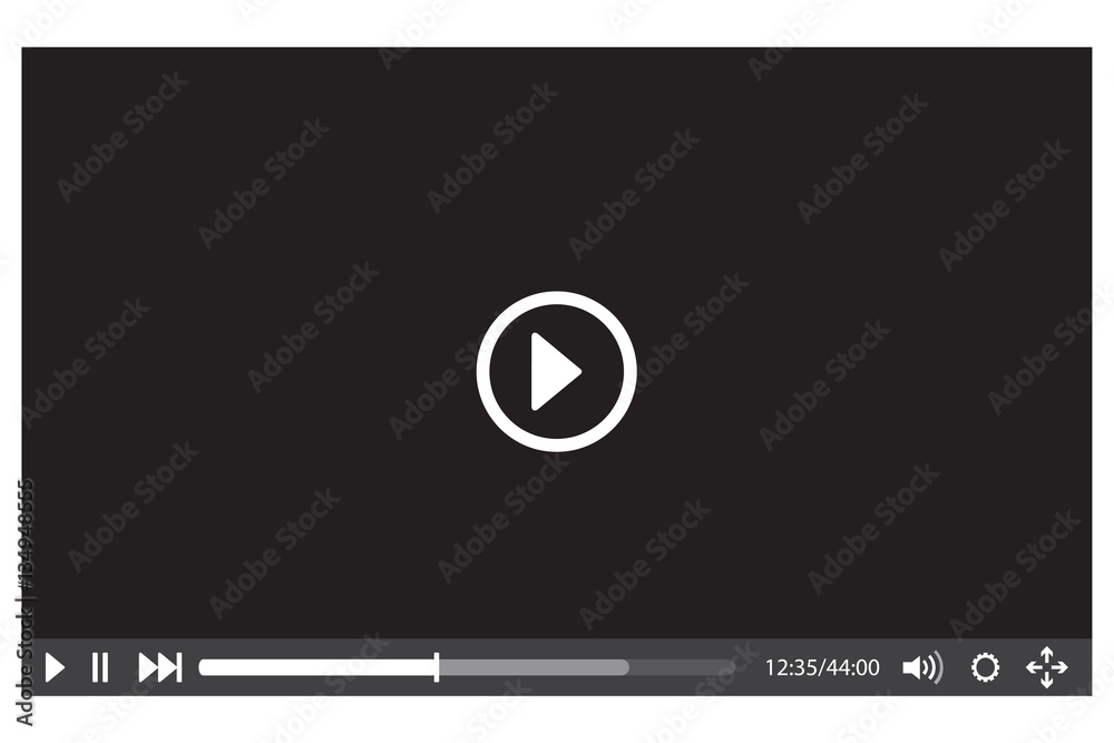 Video Player interface for Web