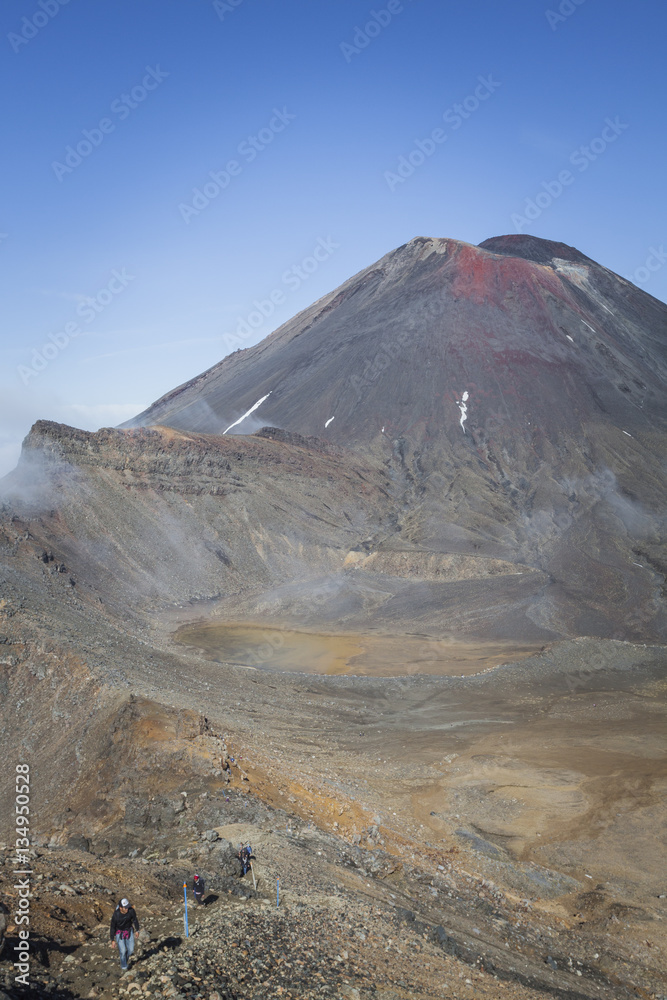 Ngauruhoe volcano (2291mt), Tongariro national park, North islan