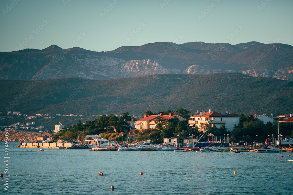 krk island croatia sea adriatic