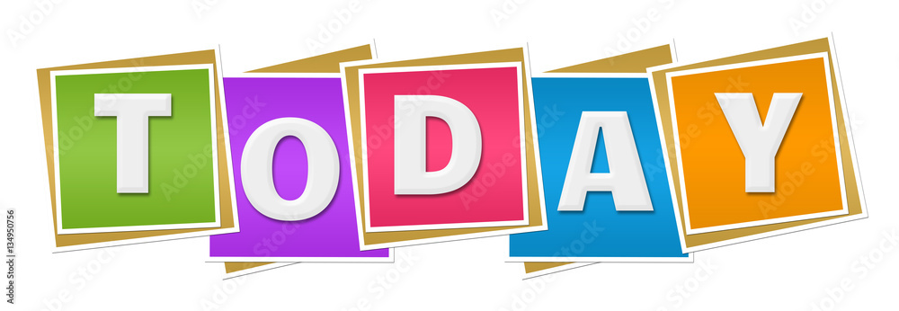Today Colorful Blocks Today Colorful Blocks
