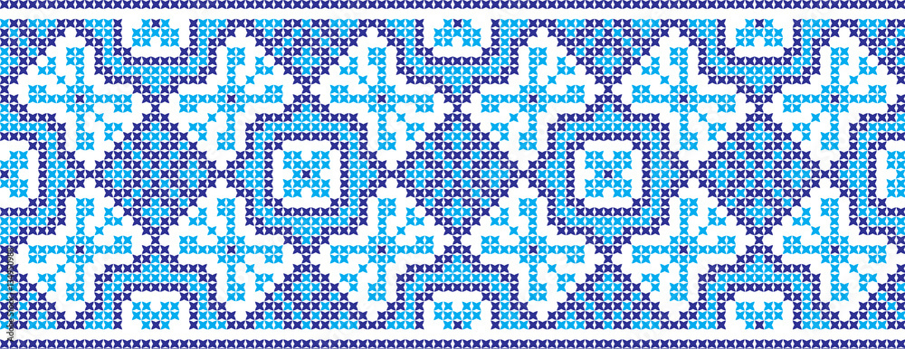 embroidered Ukrainian national pattern cross embroidered Ukrainian national pattern cross