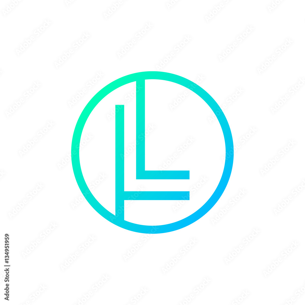 Letter L logo,Circle shape symbol,Digital,Technology,Media Letter L logo,Circle shape symbol,Digital,Technology,Media
