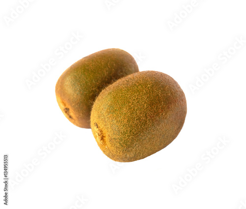 Kiwi fruit isolated  white background