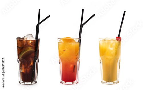 assorted long drinks