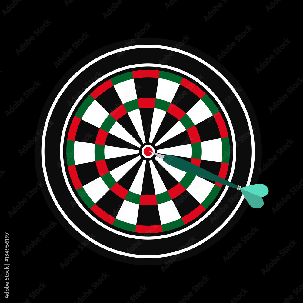 darts flat icon darts flat icon