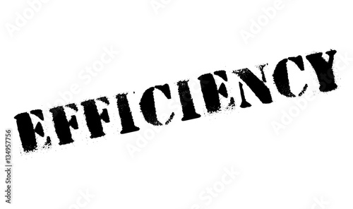 Efficiency rubber stamp. Grunge design with dust scratches. Effects can be easily removed for a clean, crisp look. Color is easily changed.