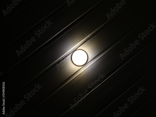 Night light on the ceiling