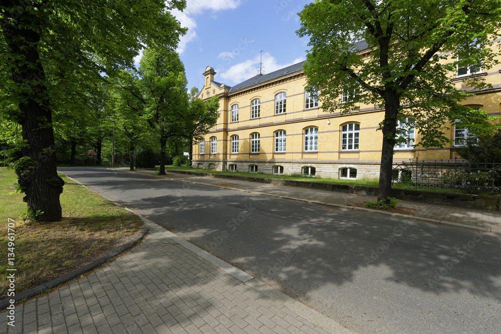 Altes Krankenhaus in  Zeitz, Burgenlandkreis, Sachsen-Anhalt,  Deutschland