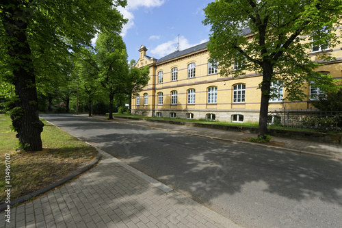 Altes Krankenhaus in Zeitz, Burgenlandkreis, Sachsen-Anhalt, Deutschland