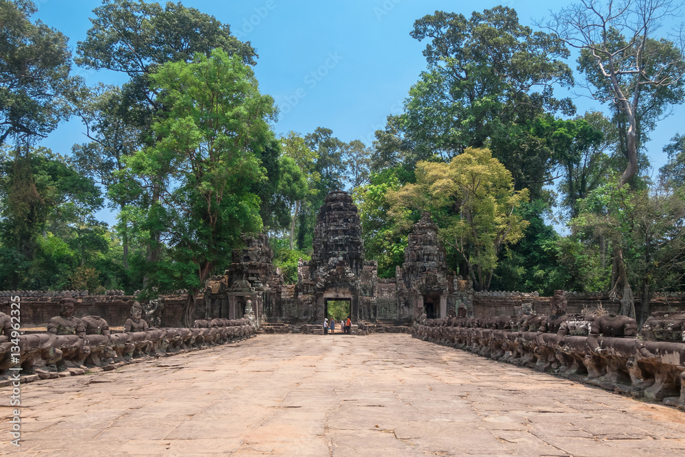 The entrance to Angkor