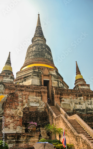 Wat yai chai mongkhon is a Buddhist temple in Ayutthaya  Thailand