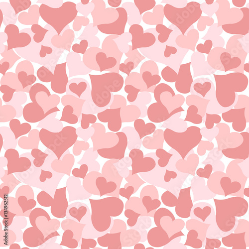 Wallpaper Mural pattern with hearts Torontodigital.ca