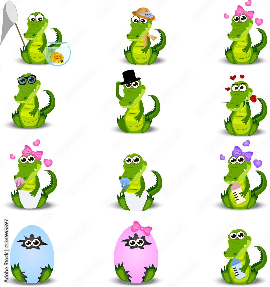 Fototapeta premium crocodile or alligator