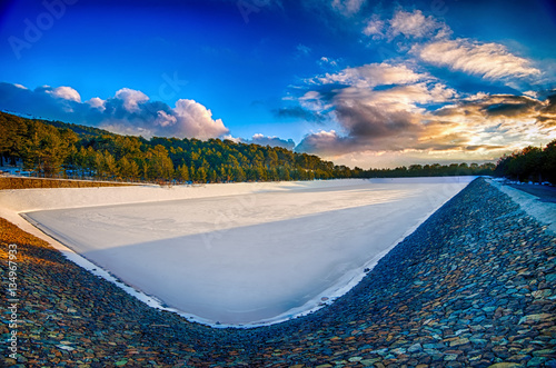 Prodromos Frozen Dam photo