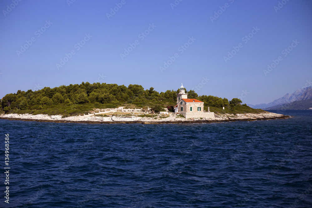 Lighthouse near Sucuraj, Hvar island - Croatia