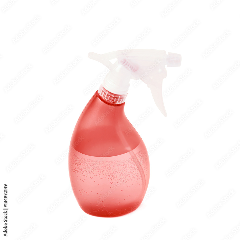 Plastic pulverizer spray isolated Plastic pulverizer spray isolated