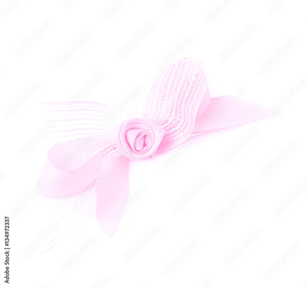 Decorational bow isolated Decorational bow isolated