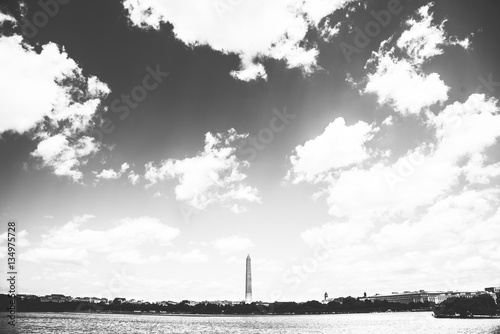 Washington Monument - Black and White