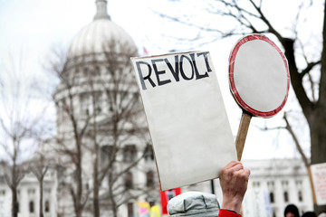 People protesting