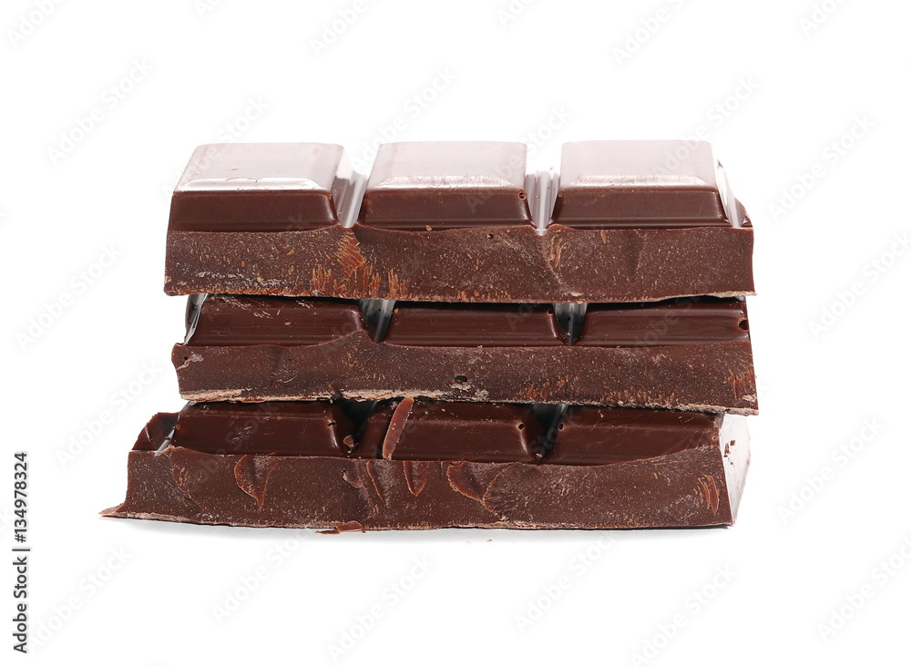 chocolate bars isolated on white background chocolate bars isolated on white background