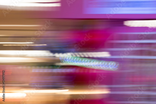 Abstract background of colorful blur dance of movement motion speed light