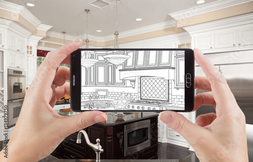 Hands Holding Smart Phone D...