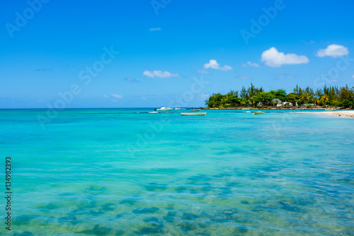 amazing white beaches of Mauritius island. Tropical vacation © ZoomTeam