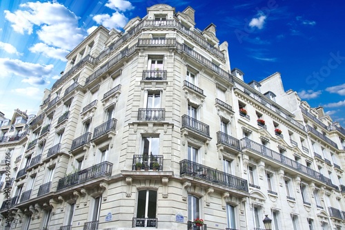 Immeuble Hausmann à Paris, Hausmann building in Paris, France