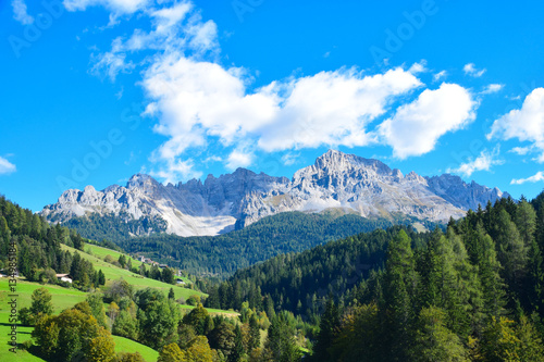 South Tyrol mountain view landscape Deutschnofen