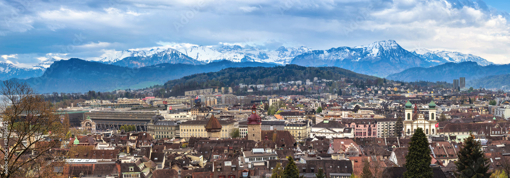 Lucerne cityscape, Switzerland