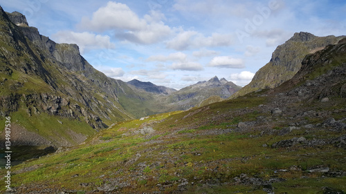 Autumn mountain landscape