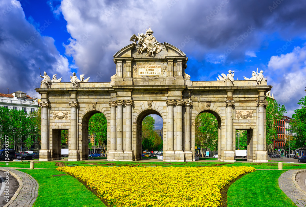 Puerta de Alcala in Madrid, Spain Puerta de Alcala in Madrid, Spain