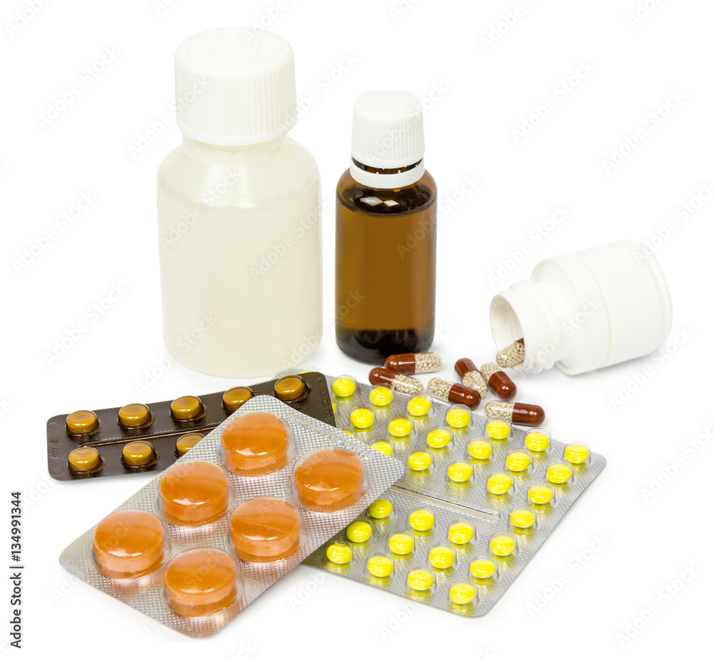 a set of tablets and pills for a speedy recovery and prevention of diseases. Isolated a set of tablets and pills for a speedy recovery and prevention of diseases. Isolated