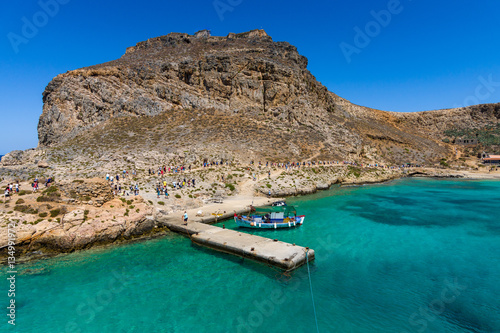 The island Imeri Gramvousa. Crete. Greece. photo