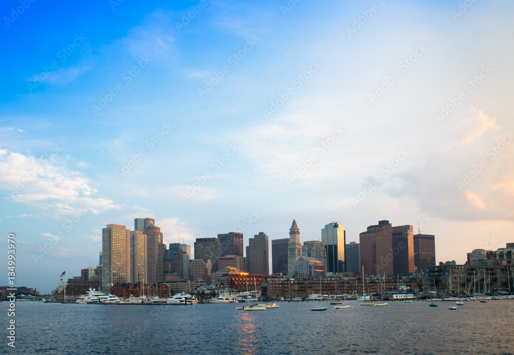 Obraz premium Boston Skyline