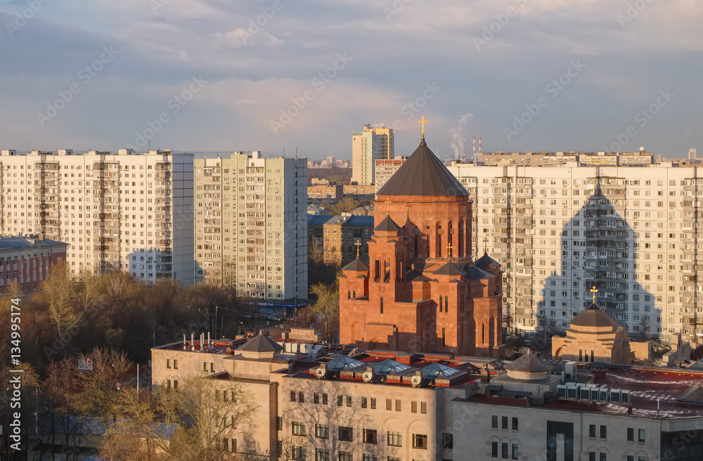 Cathedral Armenian Cathedral of the Transfiguration of the Lord in the Meshchansky district of Moscow