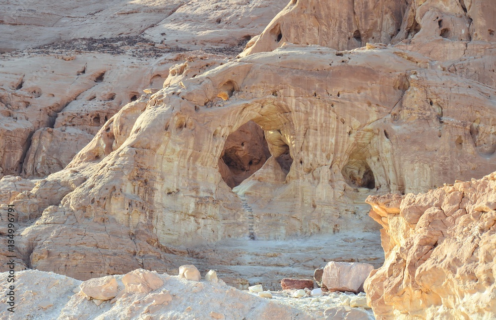 The extraordinary creativity of nature: Arches in the timna valley, israel