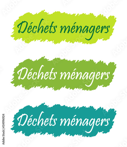 Logo déchets ménagers.