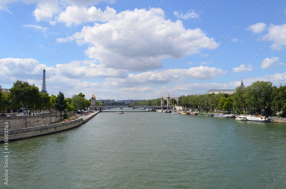Nad Sekwaną w Paryżu/By the Seine in Paris, France
