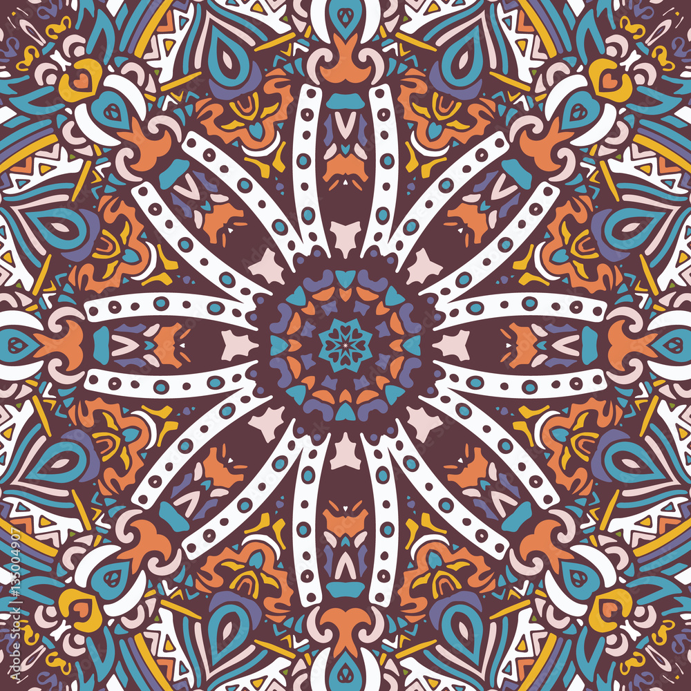 Abstract geometric seamless pattern ornamental