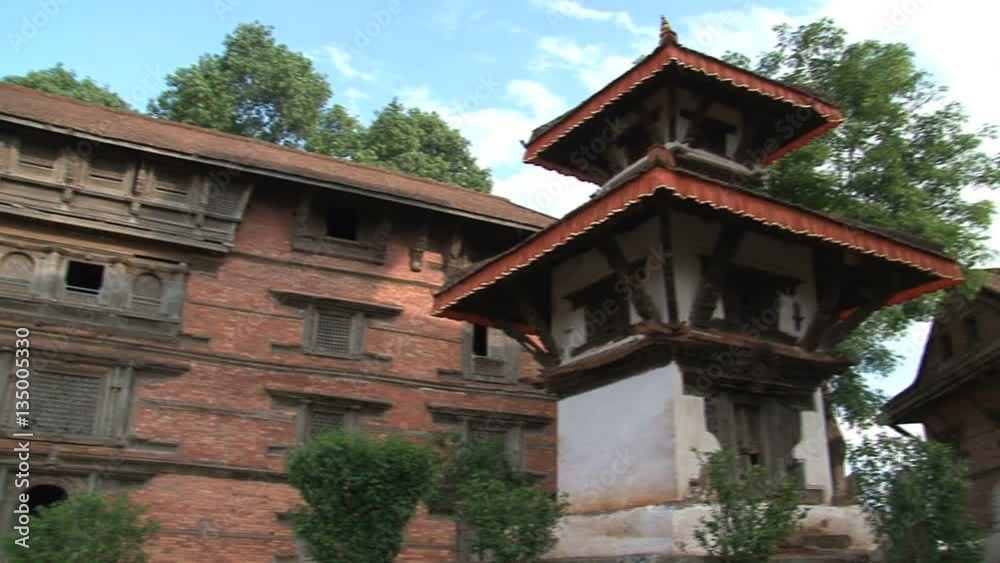 Pan of the temple within Nuwakot Durbar Square in Nepal Pan of the temple within Nuwakot Durbar Square in Nepal