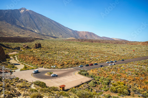 Roques de Garcia and El Teide Volcano, Tenerife Island, Spain