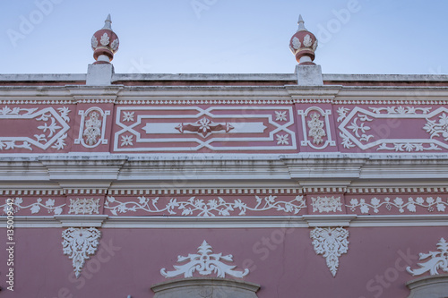 Typical detailed facade of Portuguese architecture