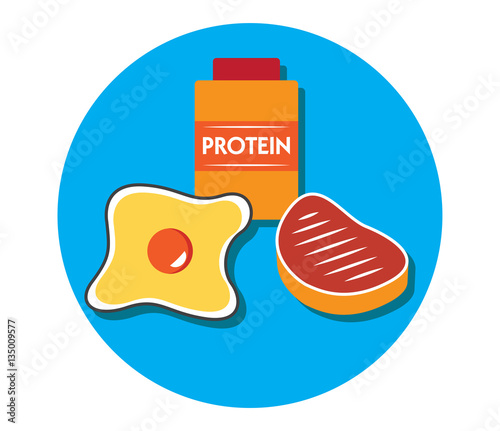 Protein Concept Illustration
