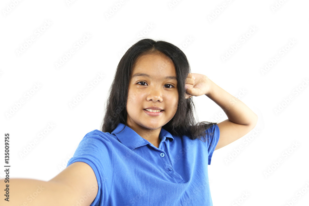 Young Woman take a photo by mobile phone Young Woman take a photo by mobile phone
