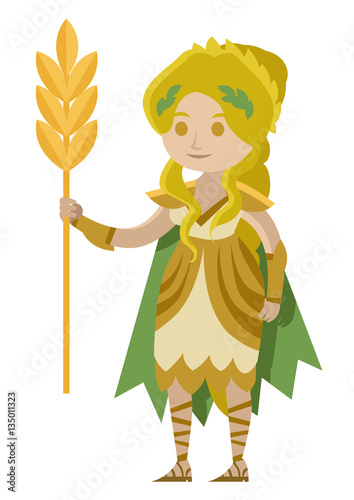 ceres demeter greek roman goddess of the haverst and agriculture
