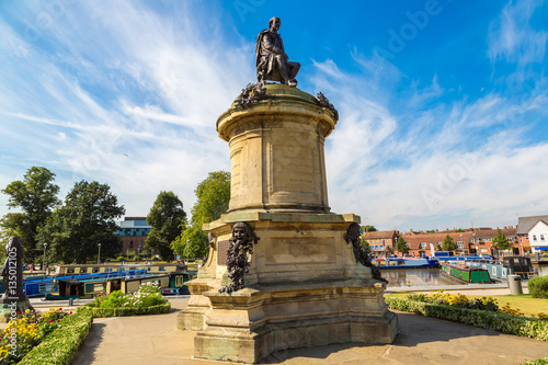 Statue of Shakespeare in Stratford upon Avon photo
