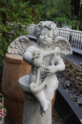 Cupid statue in Public garden