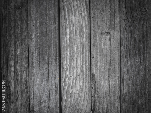 Wood background texture. Natural Wooden Background. Black and White.